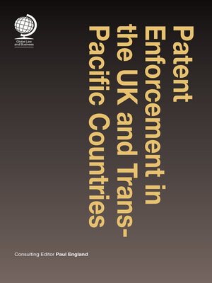 cover image of Patent Enforcement in the UK and Trans-Pacific Countries